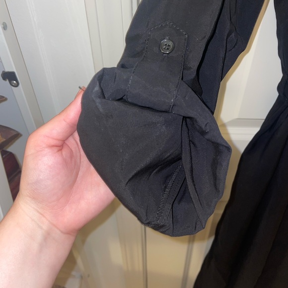 Roll Sleeve Utility Maxi Shirtdress - Picture 6 of 13